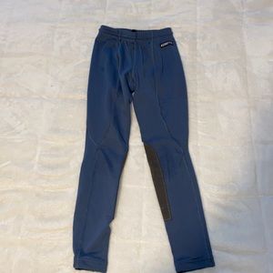 Grey-blue Kerrits riding leggings size XS girls.
